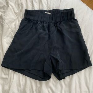 100% silk shorts